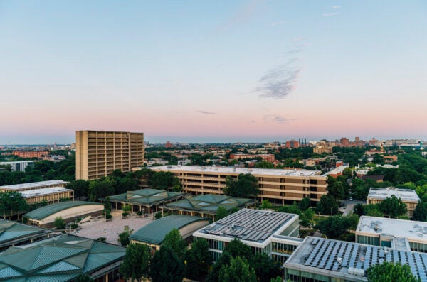 aerial view of Campus