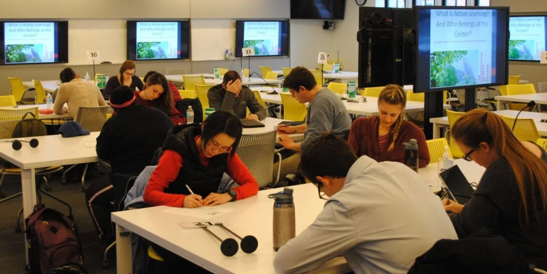 Student-Faculty co-led academic workshop discussing student-centered active learning in medical education, facilitated by former DME faculty Dr. Janet Riddle (2017)