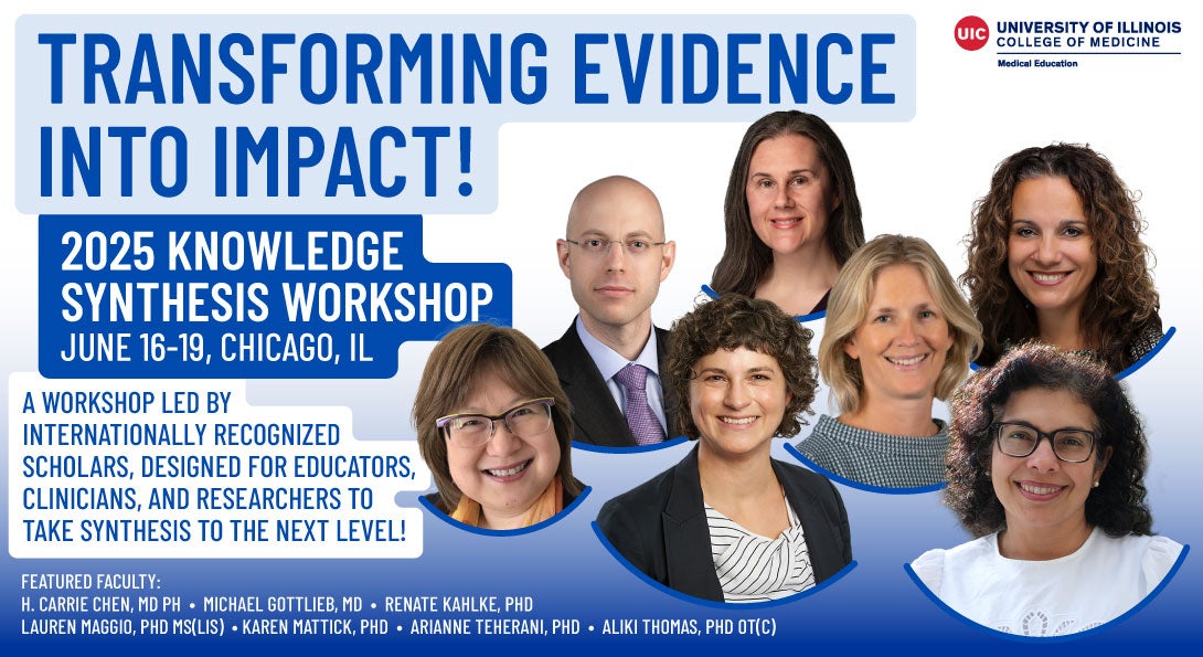 2025 Knowledge Synthesis Workshop Banner