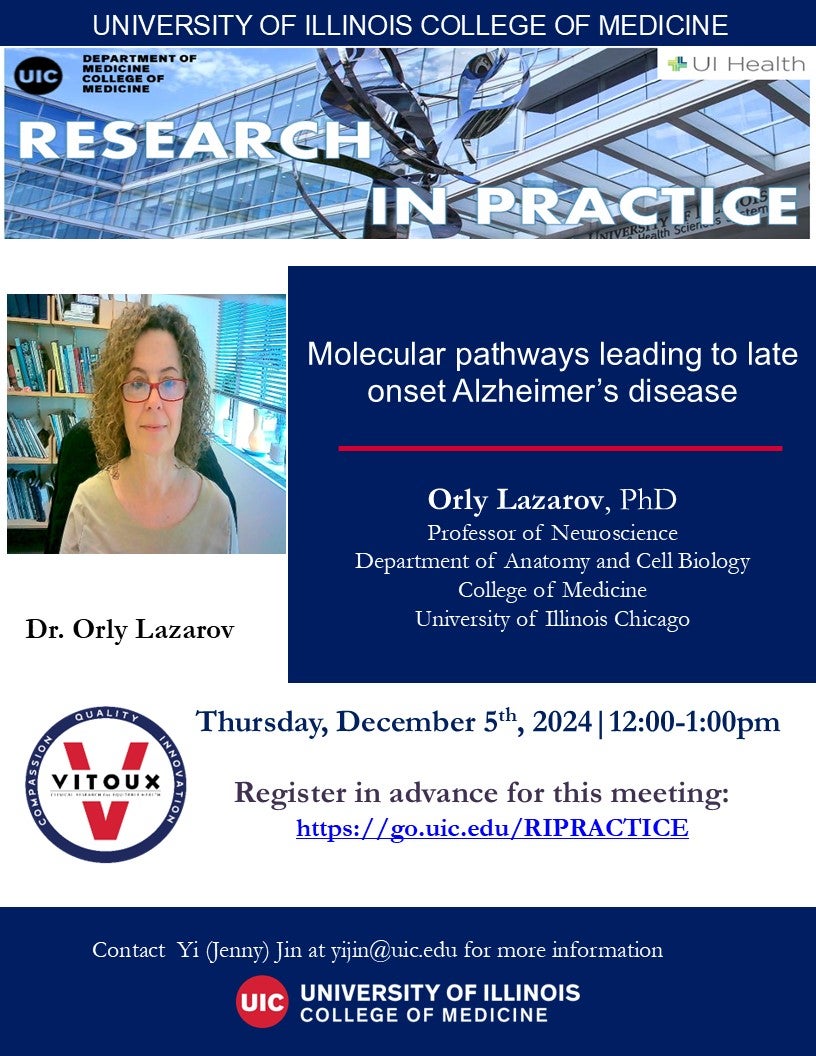 Research in Practice- Dr. Orly Lazarov