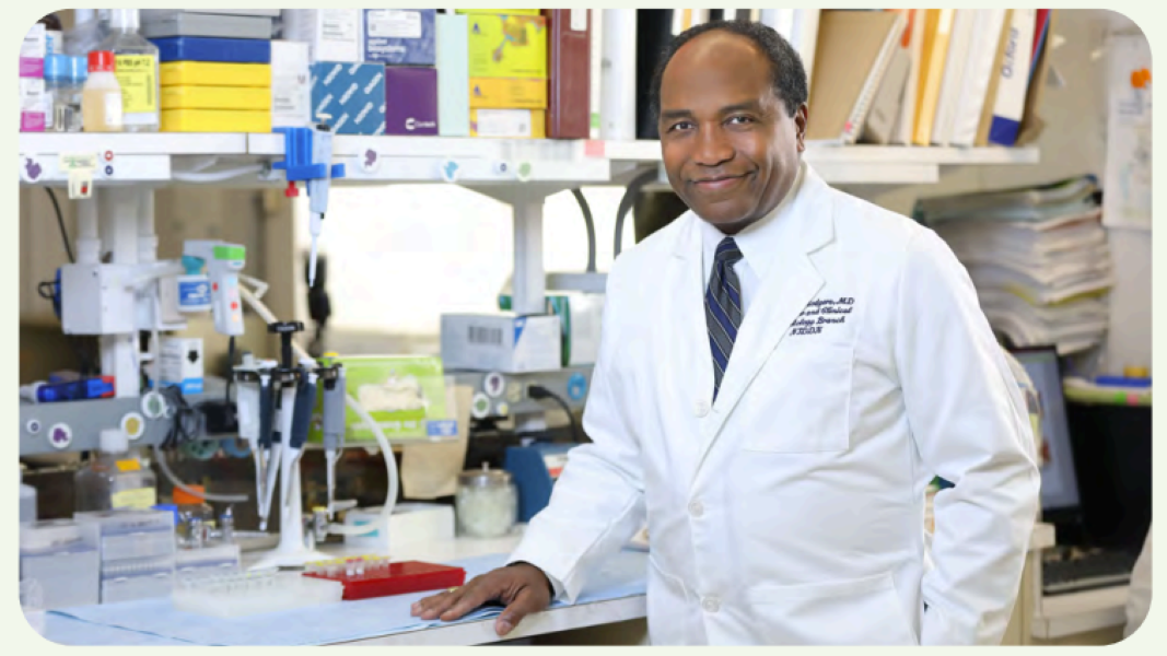 Dr. Griffin P. Rodgers in the Lab.