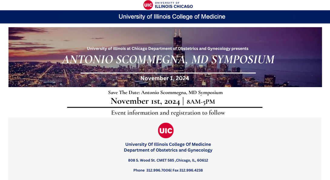 Antonio Scommegna, MD Symposium