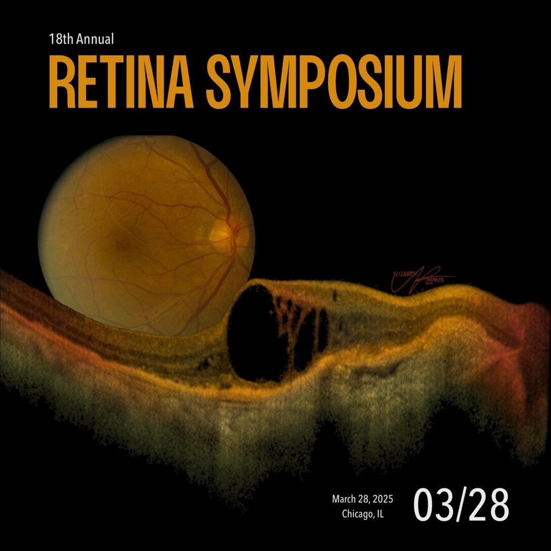 The 2025 Retina Symposium will take place on March 28 in Chicago, IL