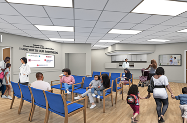 Rendition of the UI Health @ 5525 South Pulaski Road